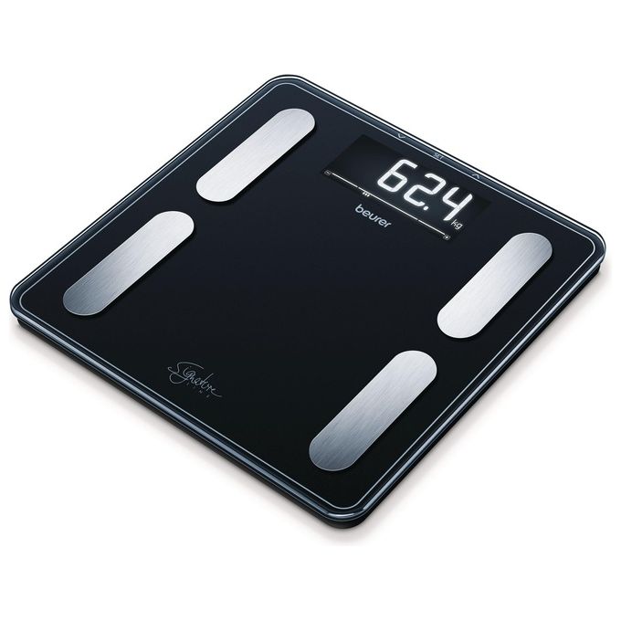 Beurer BF 400 Signature Line Black Bilancia Diagnostica con Portata fino a 200Kg 31x31cm Nero