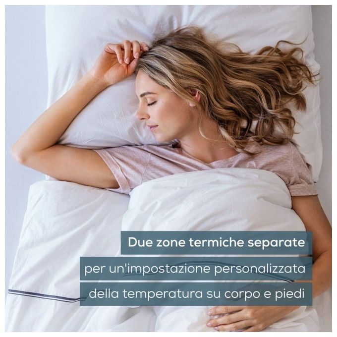 Beurer UB 90 Coprimaterasso Termico Singolo 150x80cm 60W Regolazione Separazione 2 Zone Lavabile
