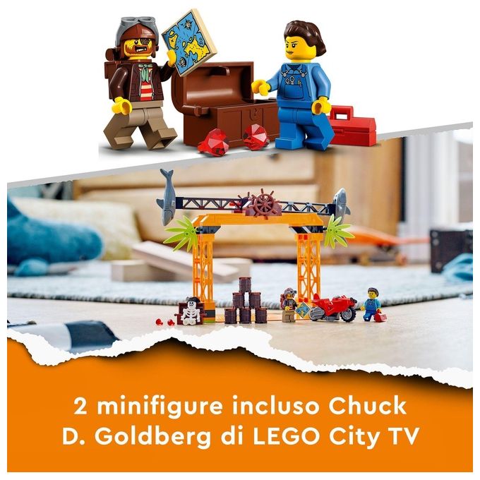 LEGO LEGO City Sfida Acrobatica Attacco dello Squalo