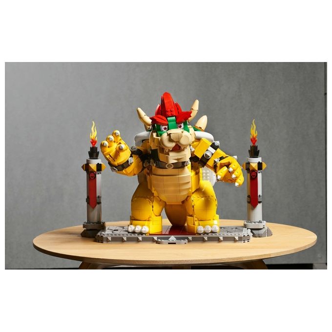 LEGO Super Mario 71411 Il Potente Bowser, Kit di Costruzioni per Adulti, Idee Regalo, Personaggio Snodabile 3D da Collezione