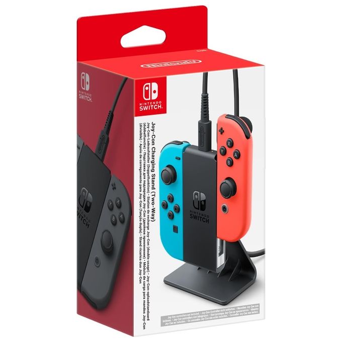 Nintendo Caricabatterie per Nintendo Switch Stand Dual Nero