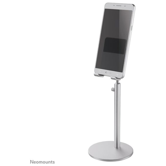 Neomounts Supporto per Telefono fino a 10'' da Scrivania Argento