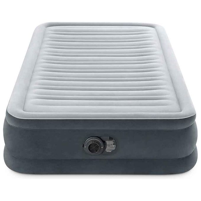 Intex Materasso Casa Singolo Dura Beam Tecnologia Fiber-Tech Con Pompa Elettrica