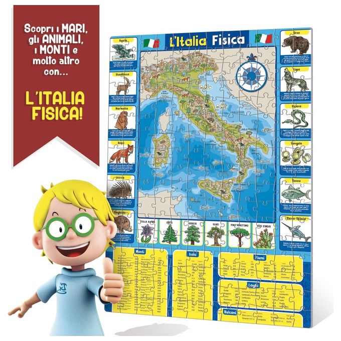 Lisciani Giochi I'm a Genius Geopuzzle la Mia Bella Italia