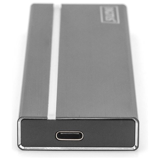 Digitus Alloggiamento Ssd Esterno Usb Type-C 3.1 M.2 Nvme Senza Attrezzi Alloggiamento in Alluminio Key M o Key B+M