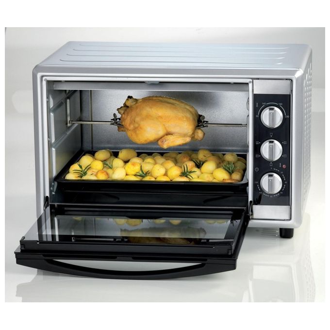 Ariete 945 Bon Cuisine 560 - Fornetto elettrico 56 Lt con funzione ventilato e girarrosto. 6 posizioni di cottura. Timer fino a 120 min. Temp max 230°