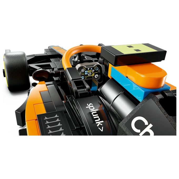 LEGO Speed Champions 76919 Mono Splitposto da Corsa McLaren Formula 1 2023, Macchina Giocattolo F1 per Bambini 9+, Auto da Costruire