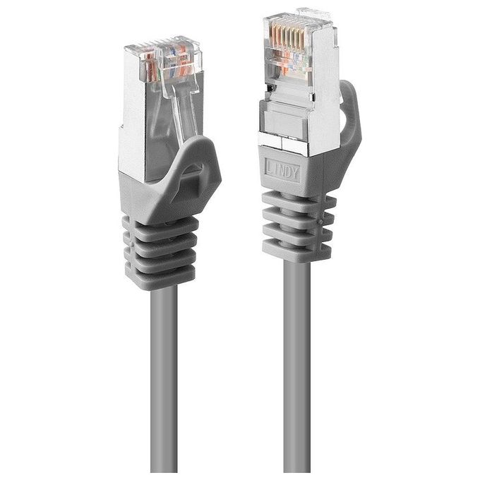 Lindy Cavo di Rete 5mt Cat6 U-Ftp Stp Grigio
