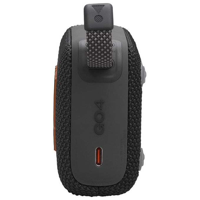 JBL GO 4 Speaker Bluetooth Portatile Altoparlante Wireless con Design Compatto Waterproof e Resistenza alla Polvere IP67 fino a 7 h di Autonomia USB Compatibile con App Portable Nero