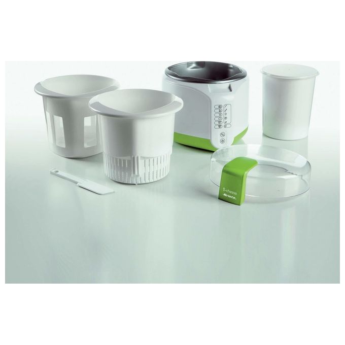 Ariete 615 B-Cheese Macchina per Formaggio e Yogurt 500 W 6 Programmi Preimpostati Bianco Verde
