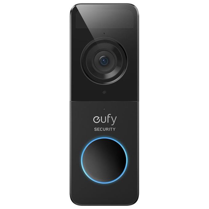 Eufy  Security, kit videocitofono, risoluzione 1080p, batteria per 120 giorni, zero costi mensili, rilevamento di persone, audio bidirezionale, citofono wireless