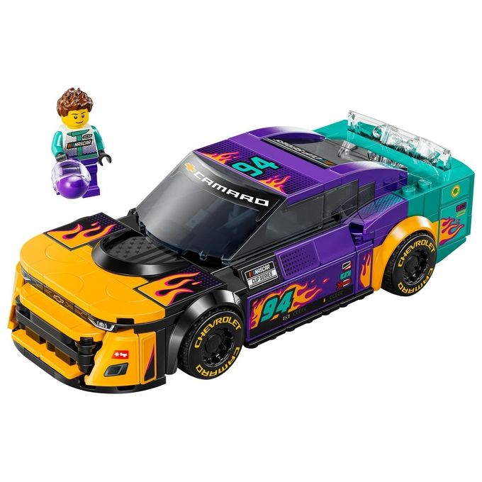 Lego 76935 Speed Champions Set Costruzione NASCAR Next Gen Chevrolet Camaro ZL1 328 Pezzi