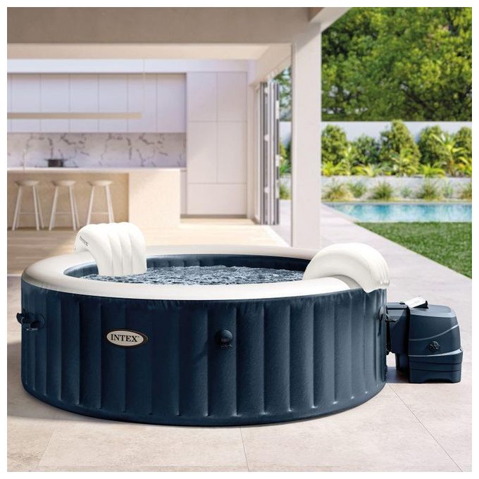 Intex Piscina Spa Idromassaggio Bubble Massage 216x71cm 6 Posti da Esterno con Accessori