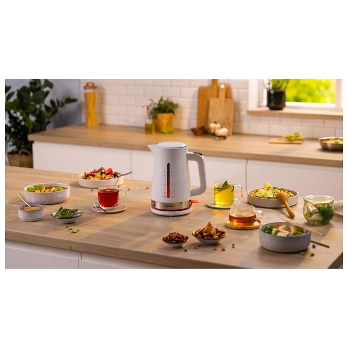 Bosch TWK4M221 Bollitore Elettrico 1.7 Litri 2400W Bianco