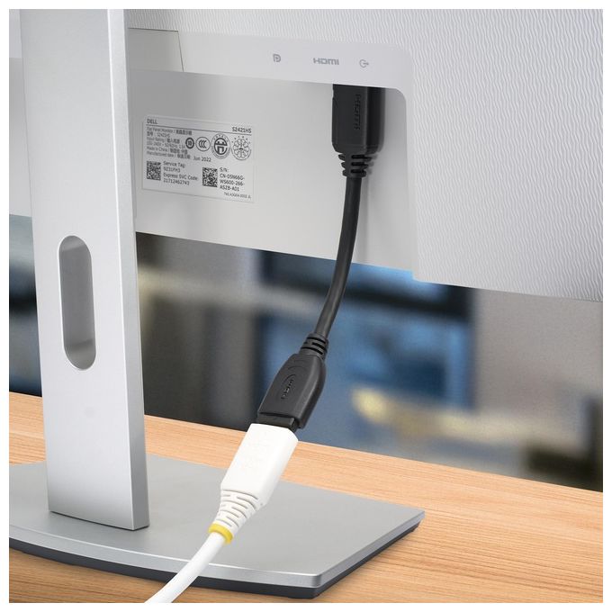 StarTech.com Cavo Hdmi 2.0 Prolunga Salvaporta da 15cm 4K 60Hz
