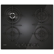 Candy Moderna CVG6BR4WTB Piano Cottura Nero da Incasso 60cm Gas 4 Fornelli
