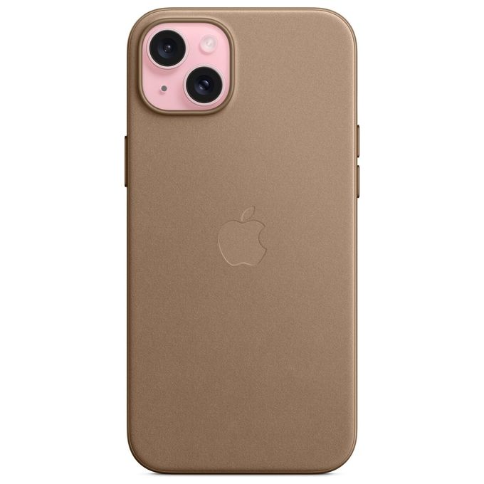 Apple Cover MagSafe Microtwill in Tessuto FineWoven Talpa per iPhone 15 Plus