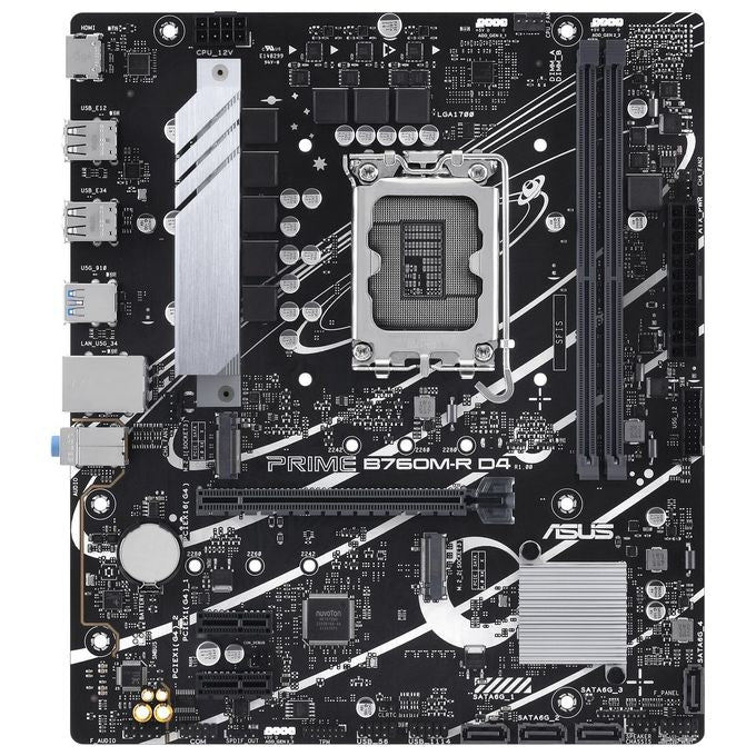 ASUS PRIME B760M-R D4 Intel B760 LGA 1700 micro ATX