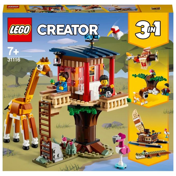 LEGO Creator 3 in 1 Casa sull'Albero del Safari