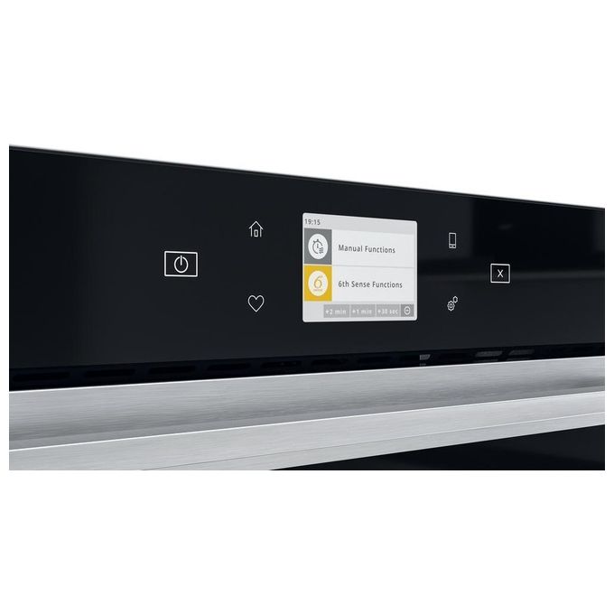 Whirlpool W9 MD260IXL Forno a Microonde Combinato da Incasso con Grill Capacita' 31 Litri Potenza 1000 W Funzione DualCrisp Steam Jet Start DeFrost Display LCD Acciaio Inox