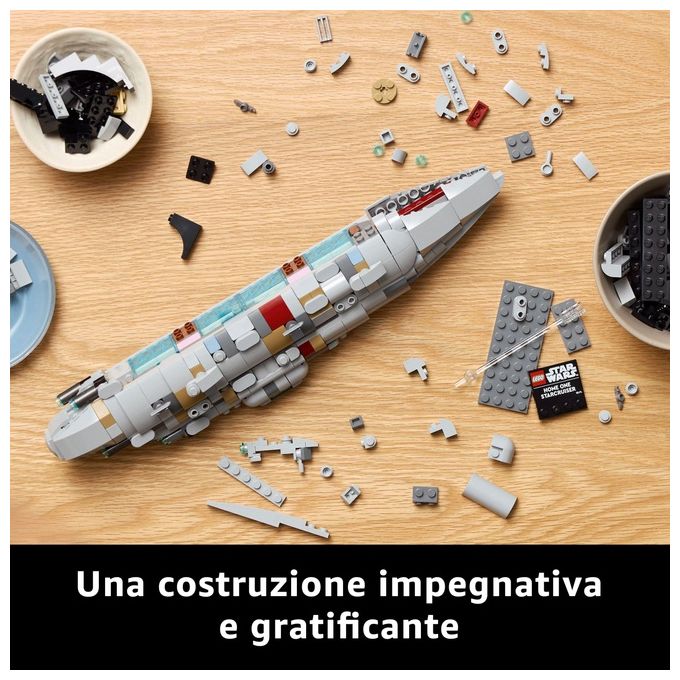 LEGO Star Wars 75405 - Home One Starcruiser, Set da Costruzione con Sala Comando, Hangar e Minifigure, Eta' 10+