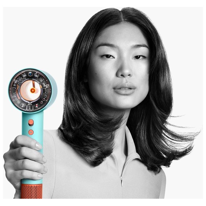 Dyson Super Sonic Nural Asciugacapelli 1600W 4 Temperature con Accessori Acquamarina