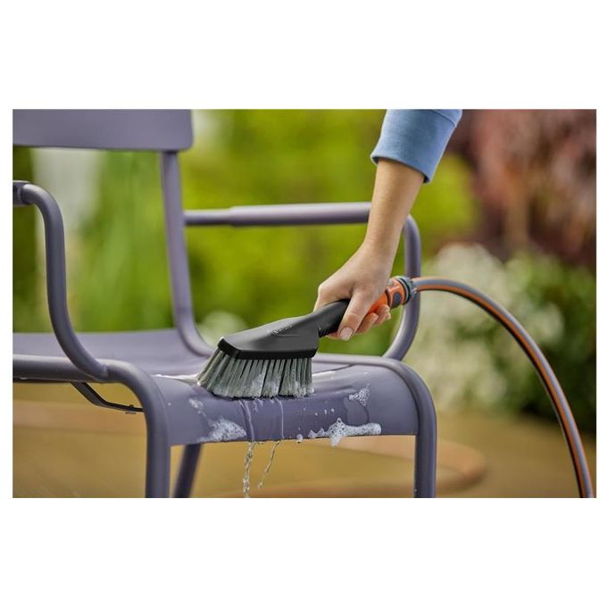 Gardena Set di Lavaggio Cleansystem con Spazzola a Mano S Soft