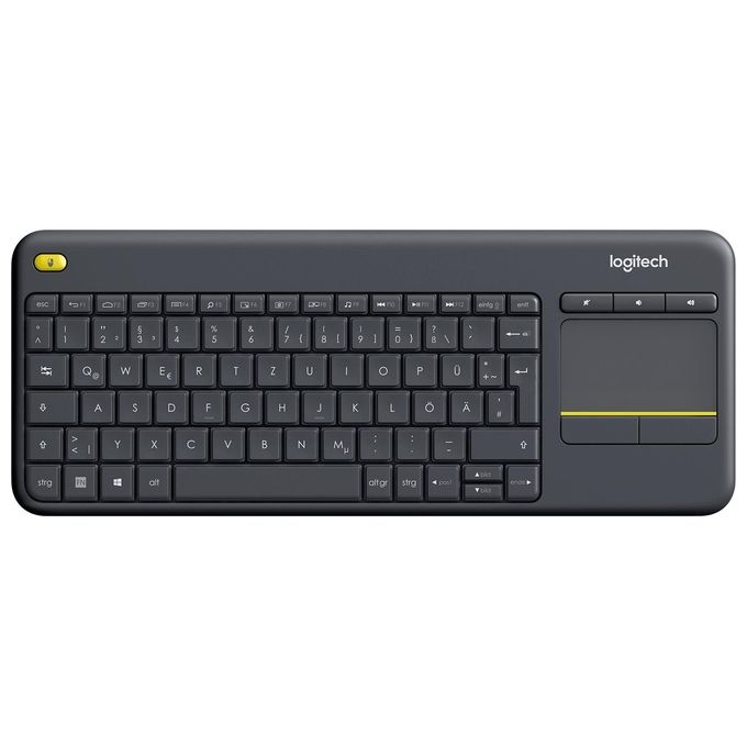 Logitech Touch K400 Plus Tastiera Wireless QWERTZ Nero
