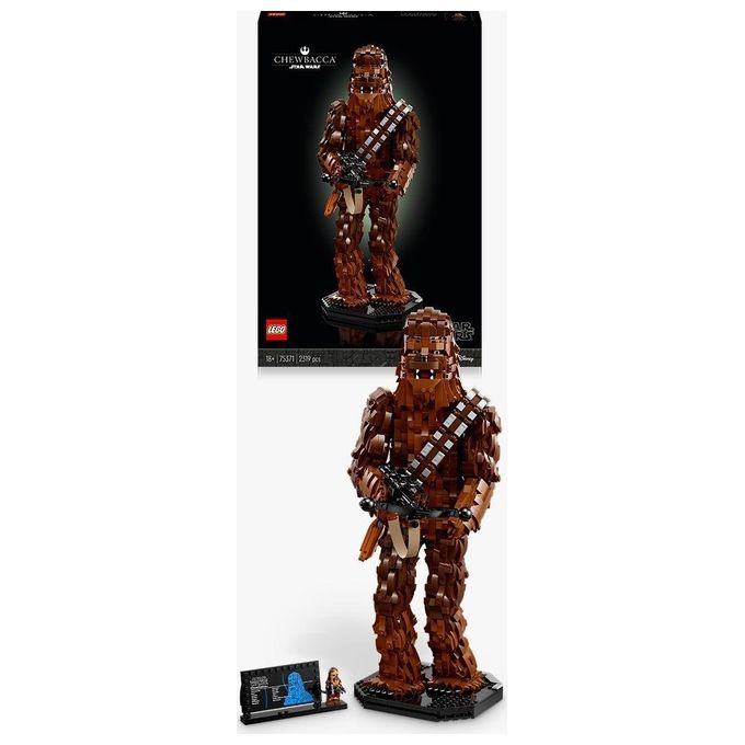 LEGO Star Wars 75371 Chewbacca, Kit Modellismo per Adulti da Collezione 40° Anniversario Il Ritorno dello Jedi, Idea Regalo