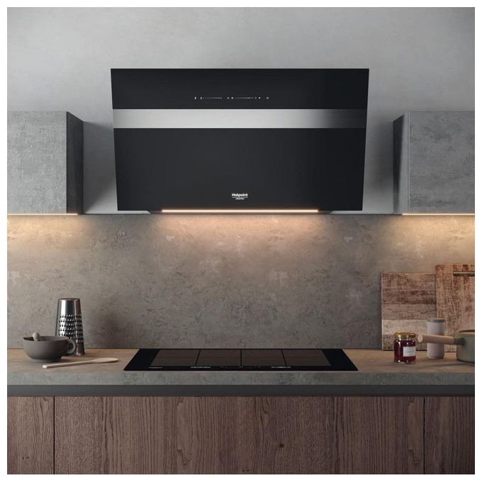Hotpoint ACPH 778 C-NE Piano Cottura ad Induzione 8 Zone 75 cm Nero