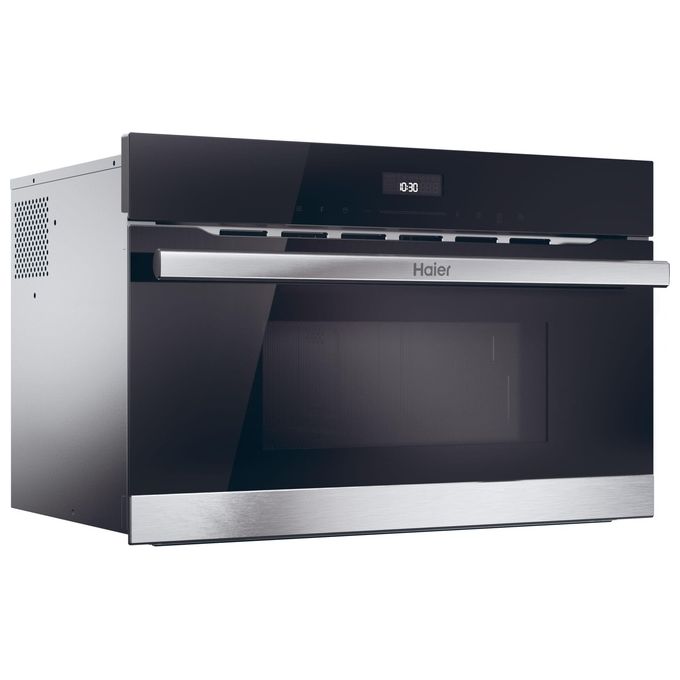 Haier HWO38MG2IHXBD Full Touch Series 2 Forno a Microonde da Incasso Combinato con Grill Capacita' 34 Litri Potenza 900 Watt colore Nero