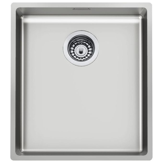 Foster 3139 850 Serie 45 Lavello Acciaio Inox Spazzolato da incasso Sottotop 1 Vasca 48x43cm