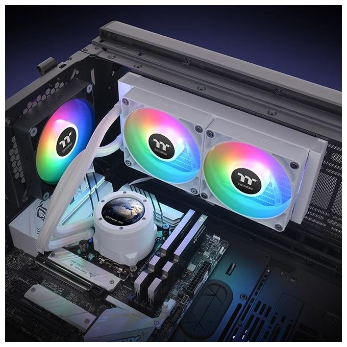Thermaltake TH240 V2 Ultra ARGB Sync CPU Liquid Cooler Snow Edition