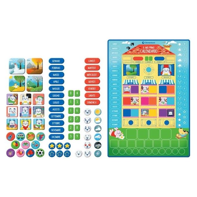 Clementoni Sapientino Primo Calendario Magnetico