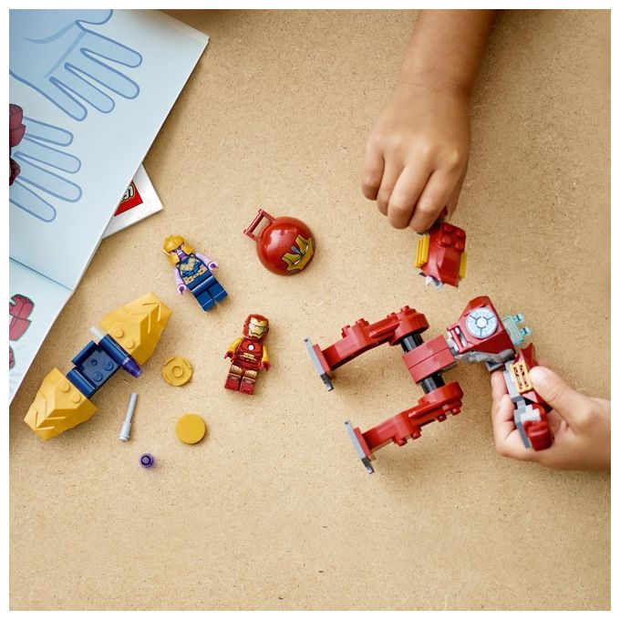 LEGO Marvel 76263 Iron Man Hulkbuster vs. Thanos, Gioco per Bambini 4+ Anni, Action Figure con Aereo Giocattolo e 2 Minifigure