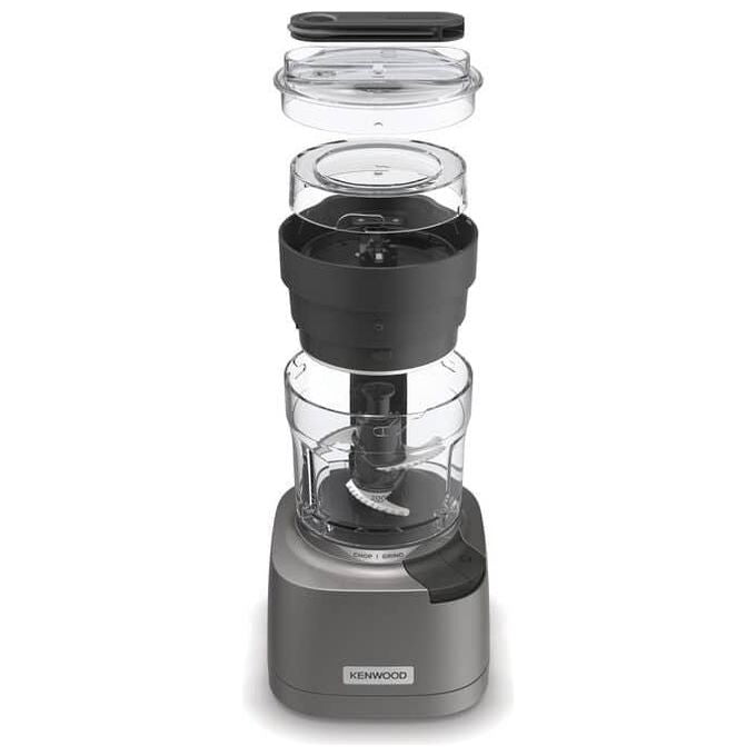 Kenwood CHP80.000SI Duo Prep Tritatutto e Macinino 2 in 1 800 W 4 Lame Seghettate in Acciaio Inox colore Argento