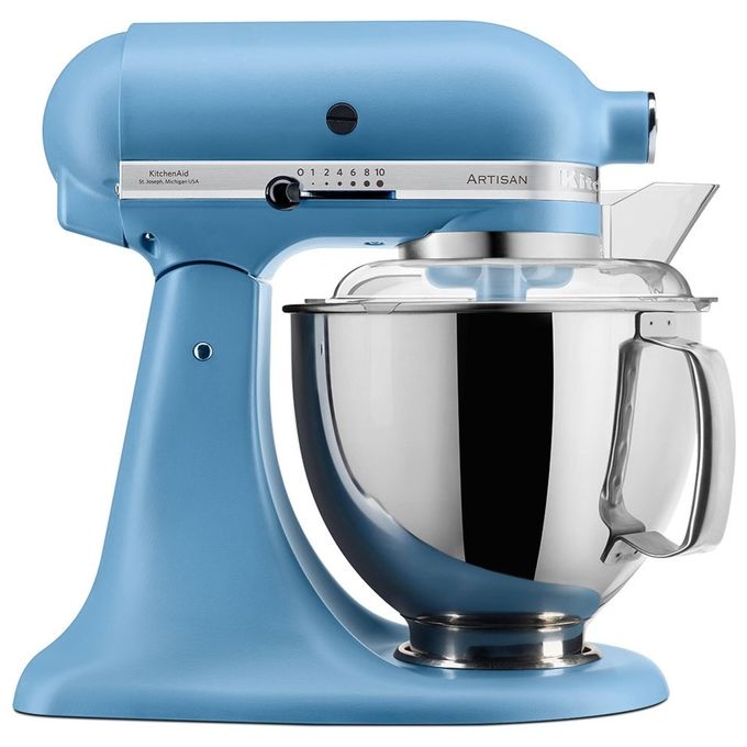 KitchenAid 5KSM175PSEVB Artisan Impastatrice Planetaria 300W 4,8 Litri Velvet Blu