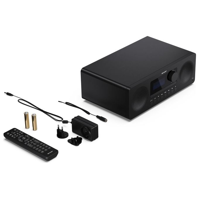 Sharp ALL-IN-ONE HI-FI Sound System Microsistema Audio per la Casa 100W Marrone