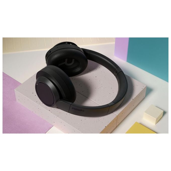 Philips Cuffia On-ear Wireless Bass Noise Canceling Black