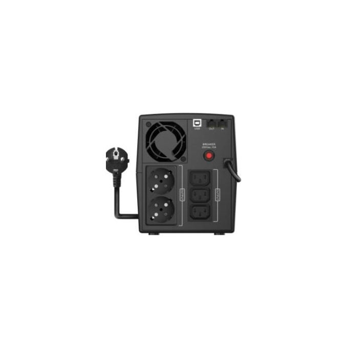 Atlantis Land A03-HP2003 Gruppo di Continuita' UPS a Linea Interattiva 1.5 kVA 900 W 5 Prese AC