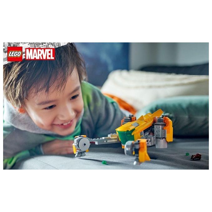 LEGO Marvel 76254 – L’Astronave di Baby Rocket, Set da Costruzione 330 Pezzi con Minifigure di Rocket e Baby Rocket, Eta' 8+
