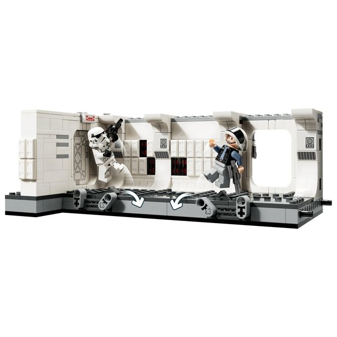 LEGO Star Wars 75387 Imbarco sulla Tantive IV, Giochi Bambini 8+, Scena nell'Astronave Giocattolo da Costruire con Minifigure