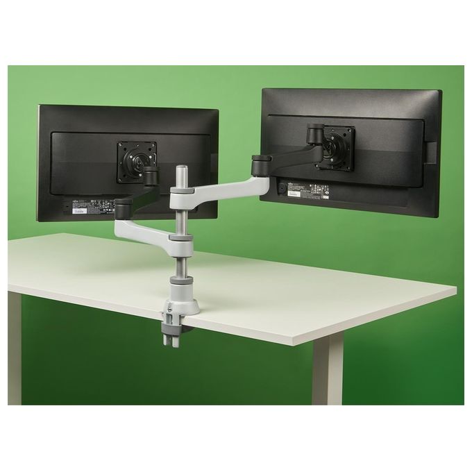 R-Go Tools RGOVLZE4TWSI Supporto da Tavolo per Tv a Schermo Piatto 32'' Scrivania Nero
