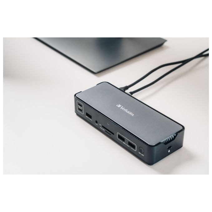 Verbatim CDS-15 Cablato USB 3.2 Gen 1 Type-C Nero-Grigio