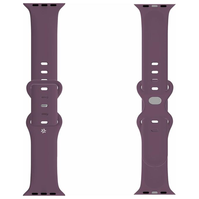 Celly WBand Cinturino per Apple Watch 38-40-41MM Silicone Viola