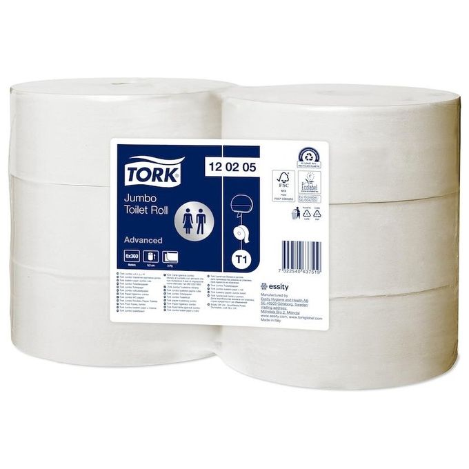 Tork Confezione 6 Carta Igienica Jumbo