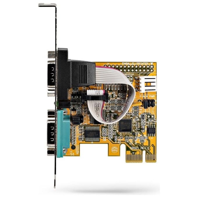 Startech.com Scheda Seriale Pci Express a Due Porte Ritenzione Com Windows e Linux