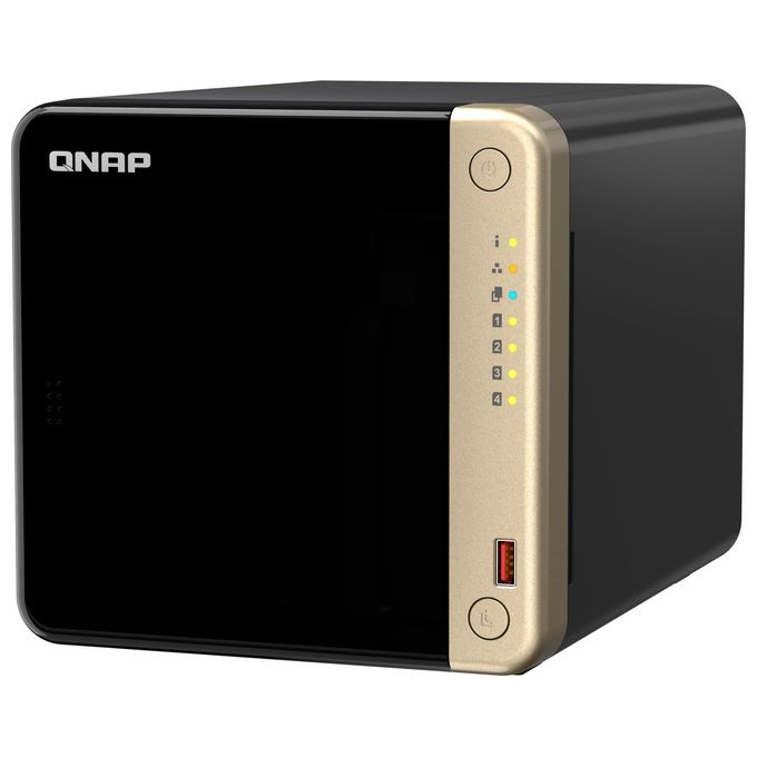 QNAP TS-464 NAS Tower Collegamento Ethernet LAN Nero N5095