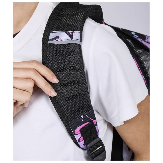 Seven Zaino Scuola Advanced Mark On Girl Nero Fucsia