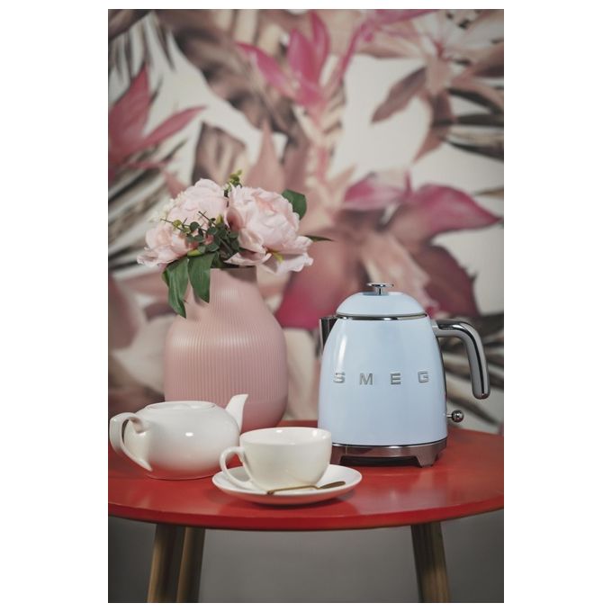 Smeg KLF05PBEU Bollitore 0.8 Litri Stile Blu 50's Style